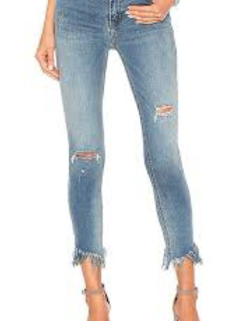 Great Heights Frayed Skinny Jean in Sky
FREE PEOPLE